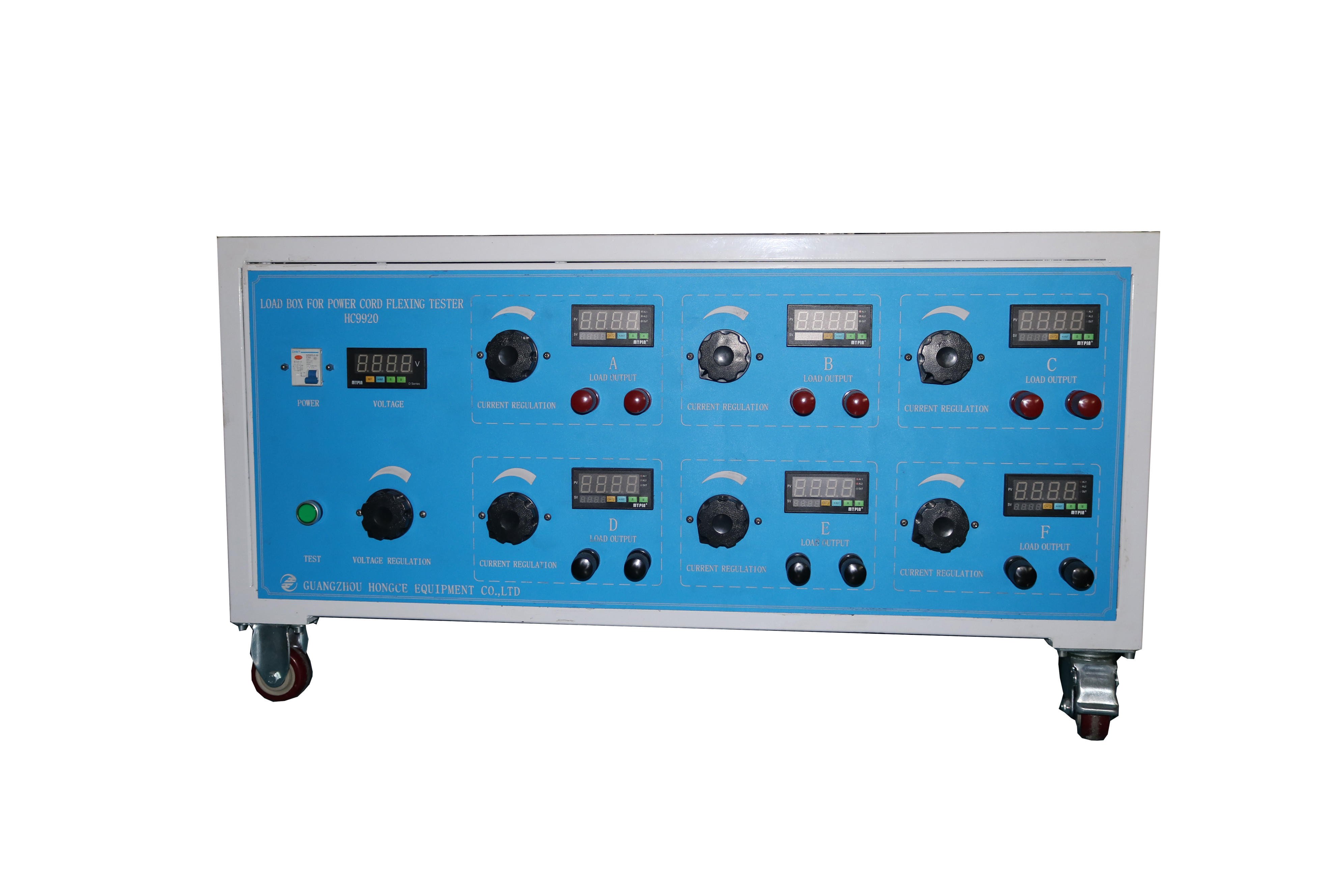 0 280V Load Box For Power Cord Flexing Tester Six Stations Ammeter