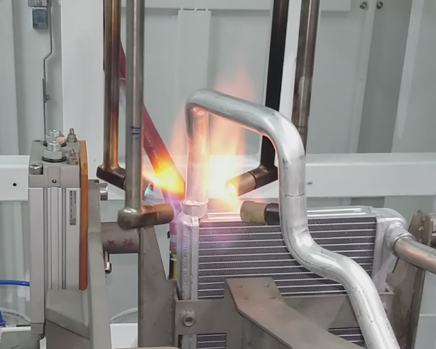 Turntable Flame Automatic Brazing Machine for Copper Parts Production