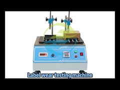 IEC Test Equipment Label Marking Abrasion Testing Equipment Manually Operation