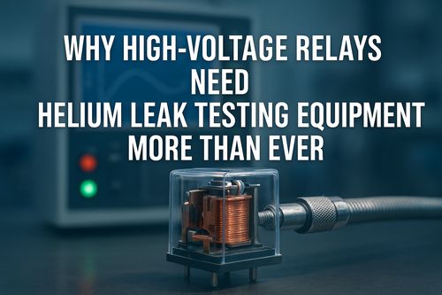 Latest company news about Why High-Voltage Relays Need Helium Leak Testing Equipment More Than Ever
