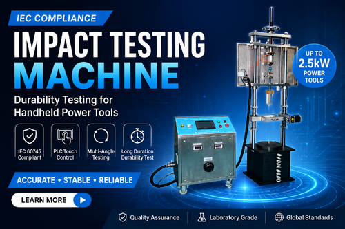 Latest company news about How to Perform IEC-Compliant Durability Testing for Handheld Power Tools? A Complete Guide to Impact Testing Machines