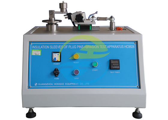 Good price IEC 60884 Testing Equipment Insulating Sleeves Of Plug Pins Abrasion Test Apparatus with 9mm Stroke online