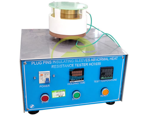 Good price IEC60884 Standard Compliance Plug Socket Tester with 20mm Brass Button Operation and 7±0.5mm Distance for Insulating Sleeve Testing online