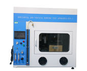 Horizontal / Vertical Flame Test Apparatus PLC Control 7 Inch Color Touch Screen Operation