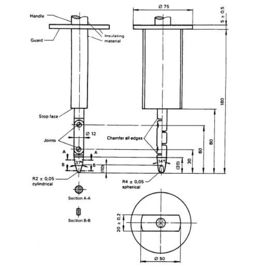 IEC60335 / IEC60950 / IEC 61032 ：Test Finger Probe