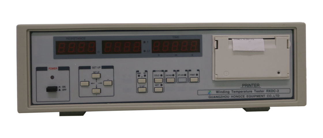 IEC60335-1 clause 11 Hot Windind Temperature Tester Double Channel 0.1~20~200~2000Ω Response Time＜30s