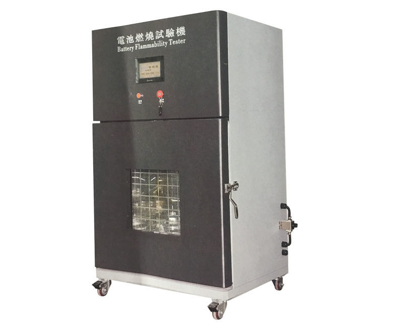 Stainless Steel Battery Burning And Ejection Test Equipment with PLC Touch Screen
