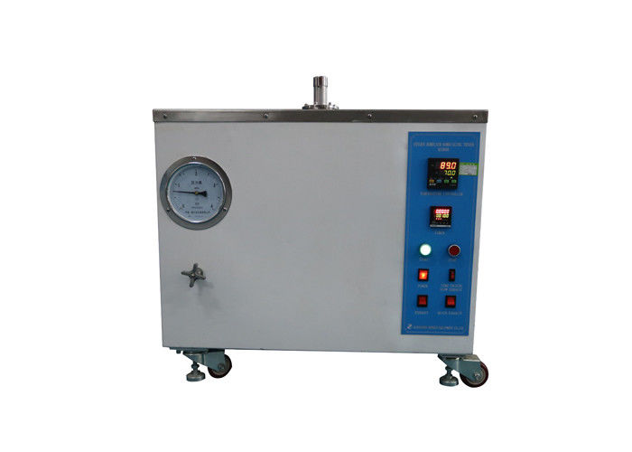 Oxygen / Air Bomb Aging Test Chamber Cable Testing Equipment Easy Operation Stainless Steel Test Tank