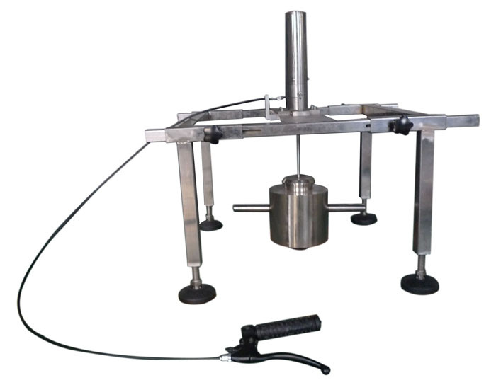 100mm Drop Test Device With Hardness 40I 50I RHD Galvanized Steel Hammer