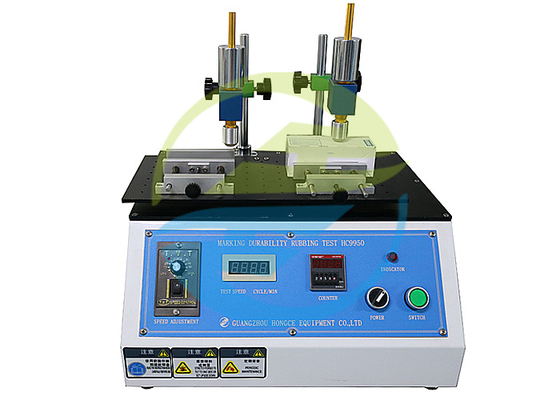 Good price IEC 60884 Testing Equipment For Marking Durability Test With 5-60 Times / Min Test Speed online