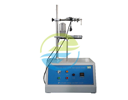 Good price Test Rate10±2 RPM Equipment Guide Rail Structure Single Workstation Conductor Damage Degree Test Device online