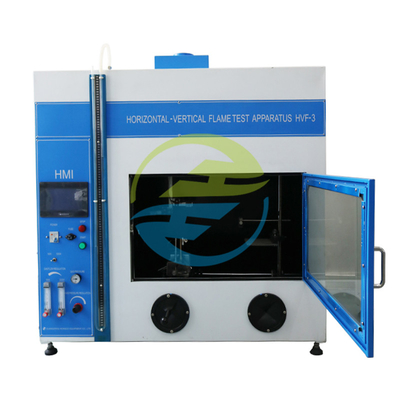 Horizontal And Vertical Combustion Tester 0.1MPa Gas Pressure 50W/500W Dual Power IEC 60695 Compliant