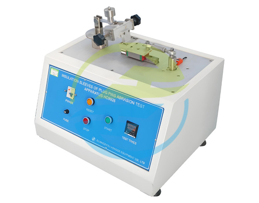 IEC 60884 Plug Insulation Sleeve Abrasion Tester 30 Cycles/Min 9mm Stroke