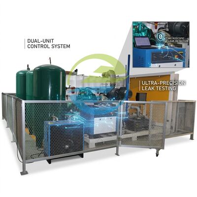 Quality Automatic Helium Leak Testing Machine Delivering Low False Alarm for Compressor Inspection factory